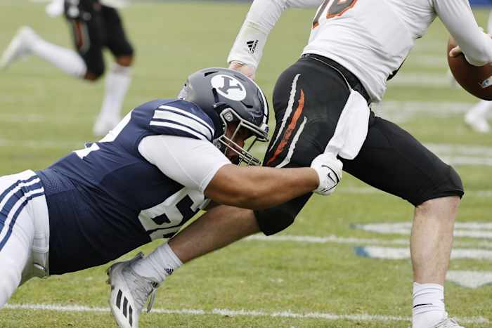BYU vs Idaho State Atunaisa Mahe